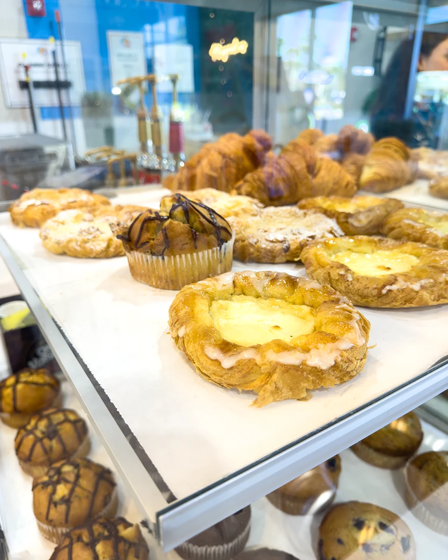 Magnolias Coffee Bistro also offers pastries and food items