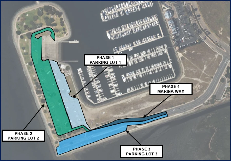 Chula Vista Marina project map