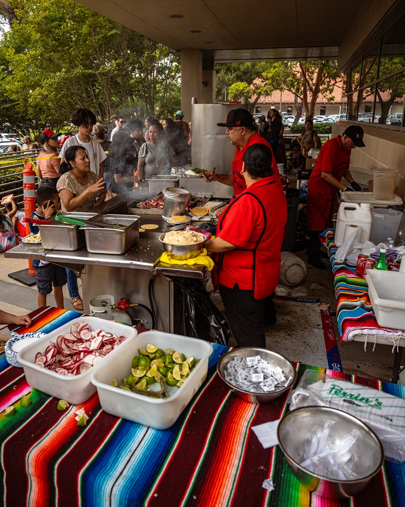 Tacos El Gordo at the Chula Vista Police National Night Out