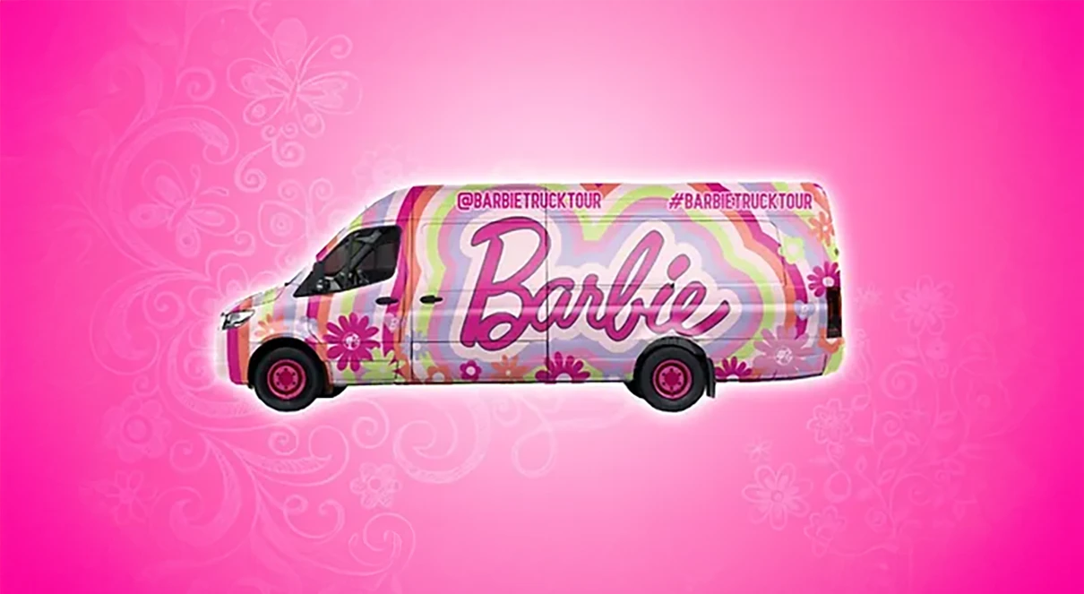 Barbie truck house online