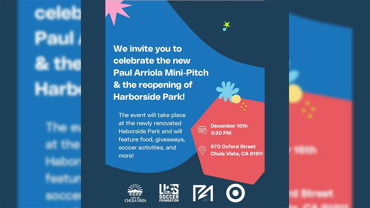 Harborside Park in Chula Vista