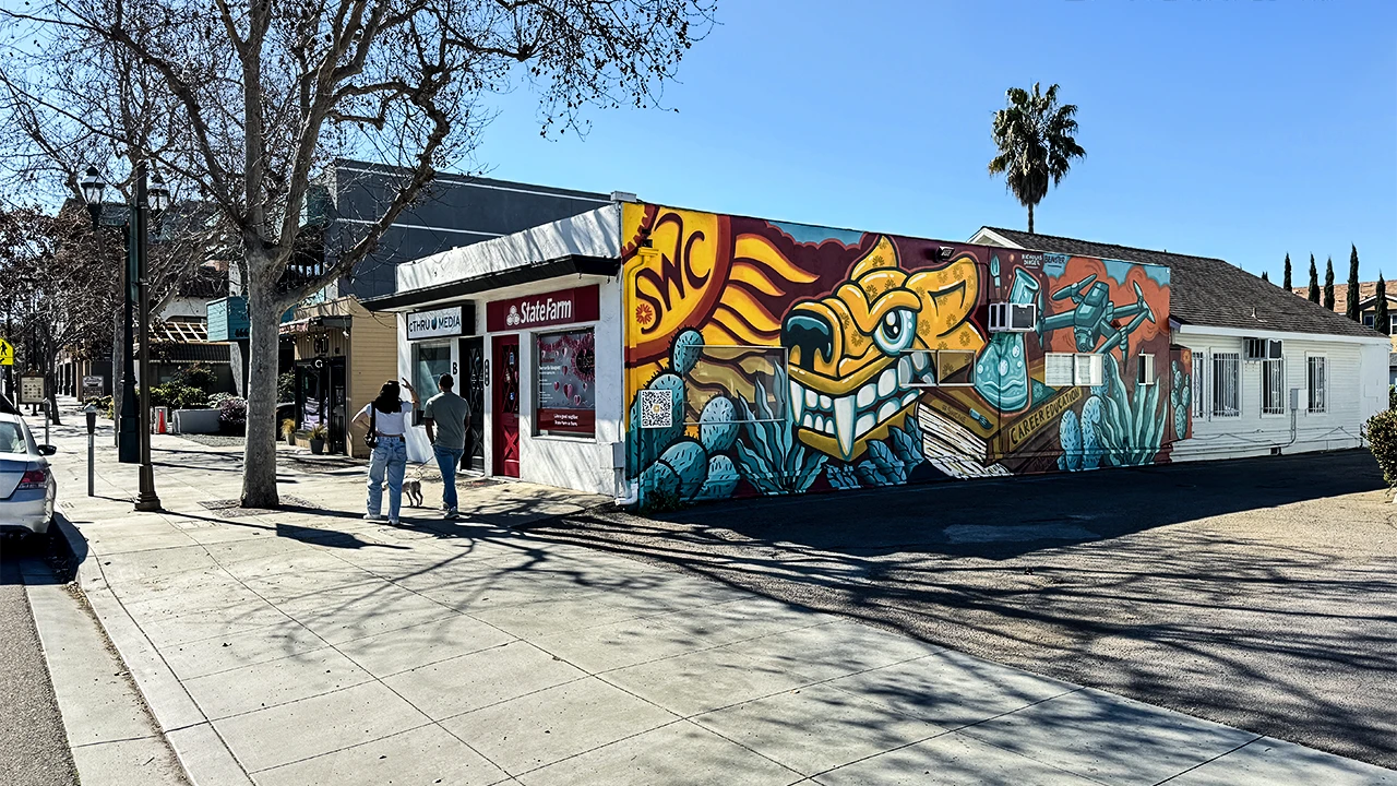 Southwestern College Mural in Downtown Chula Vista