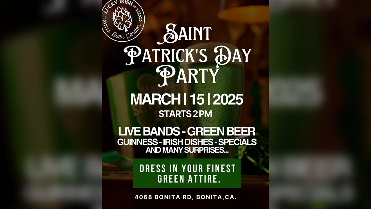 Lucky Irish Beer Garden in Chula Vista