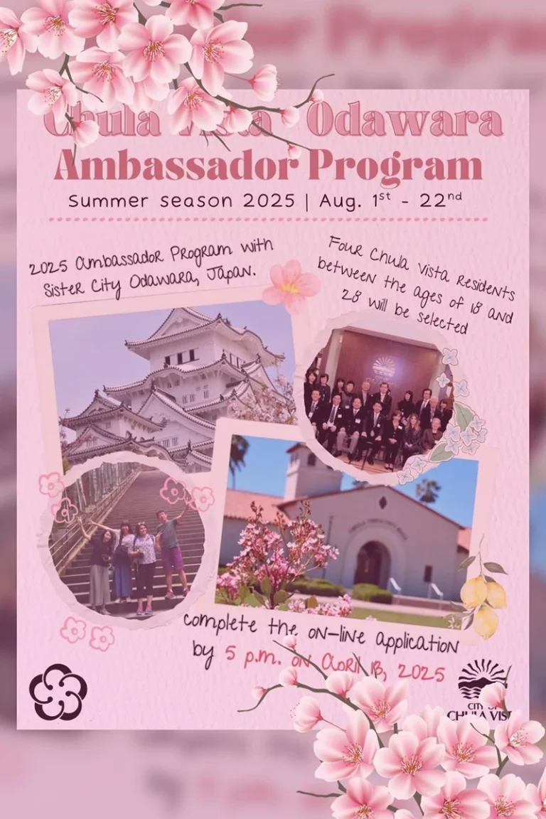 Represent Chula Vista in Japan