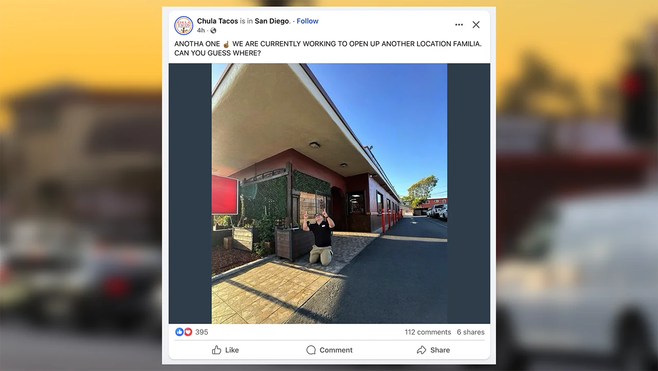 Chula Tacos coming to Chula Vista