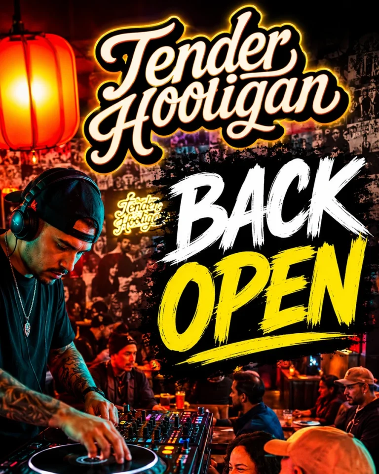 The Tender Hooligan is back open
