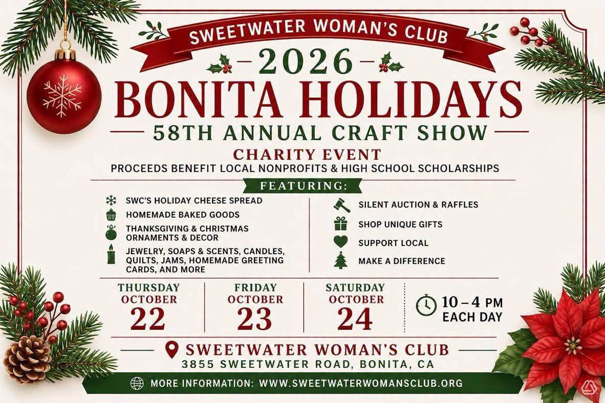 2026 Bonita Holidays Craft Show